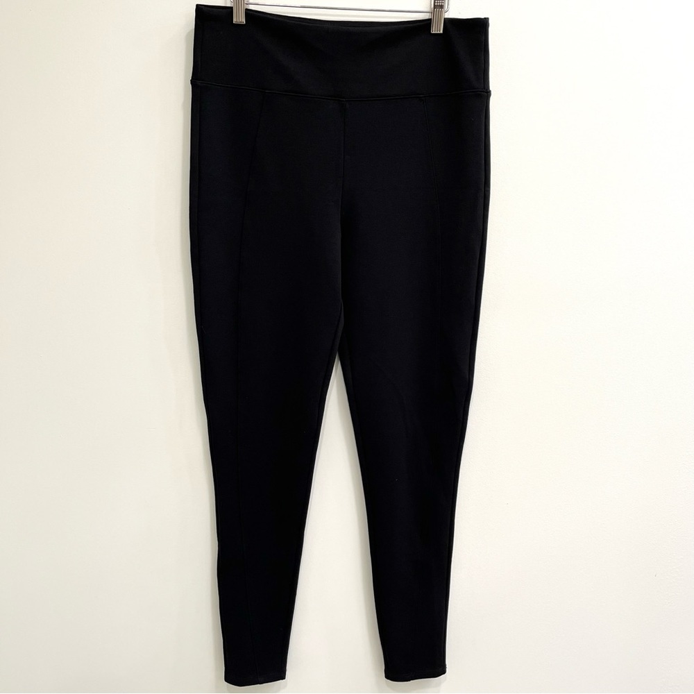 Assets by Spanx black high waisted full length leggings size medium